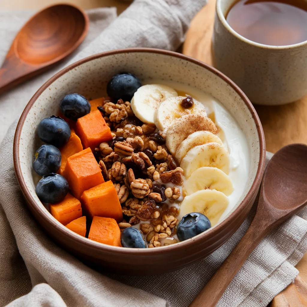 a-cozy-breakfast-bowl-containing-roasted_B6haIZp-Sx-KcUsfra6-XA_L2pH5apdT12xaghvJ80ovw Sweet Potato Breakfast Bowl
