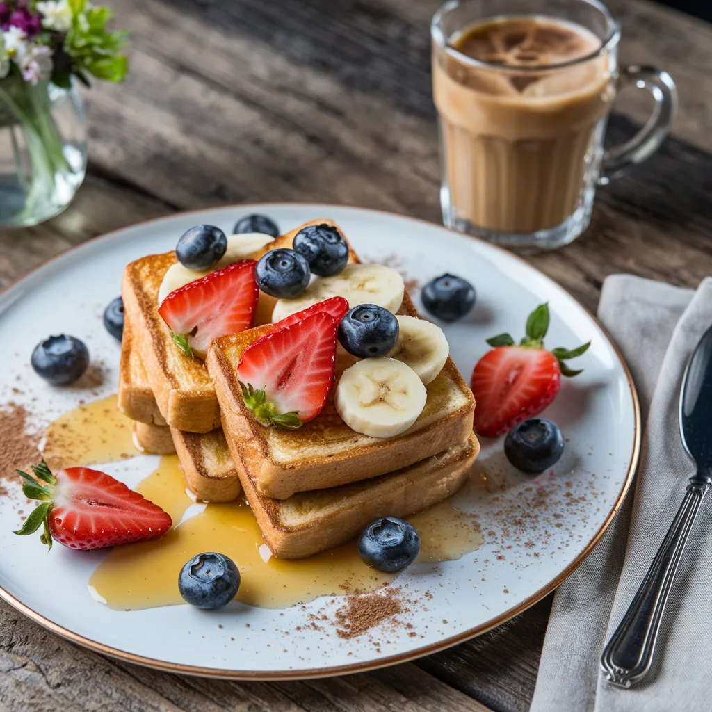 a-luxurious-presentation-of-healthy-french-toast-o-P9xxNm7PSxuizkBadCIE3Q-v2xBEgpOTCaN6i0cZSRBuQ French Toast