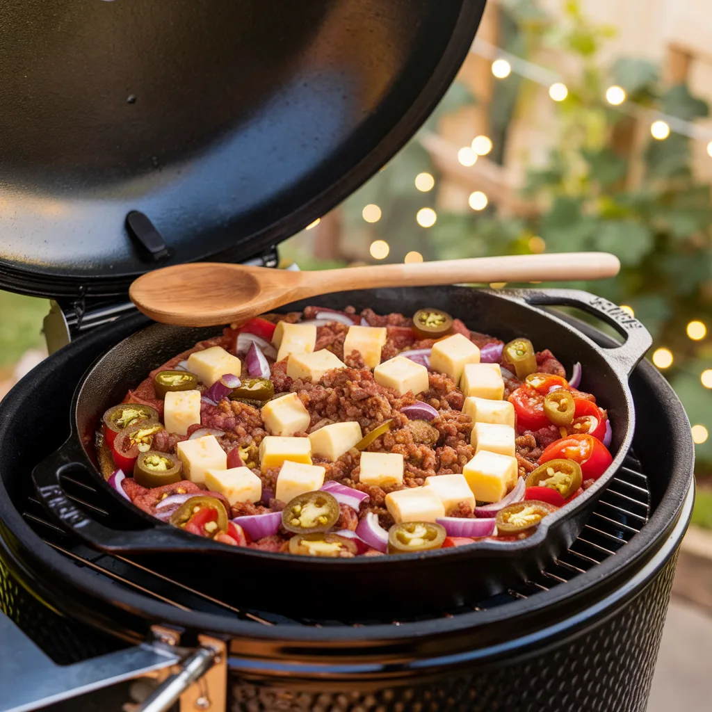 an-outdoor-shot-of-a-black-smoker-grill-with-its-l-iGJ_5nJ1TW65yj5Hz-QKnQ-YEolYLOEReSJ6y92mdbTNg Smoked Queso