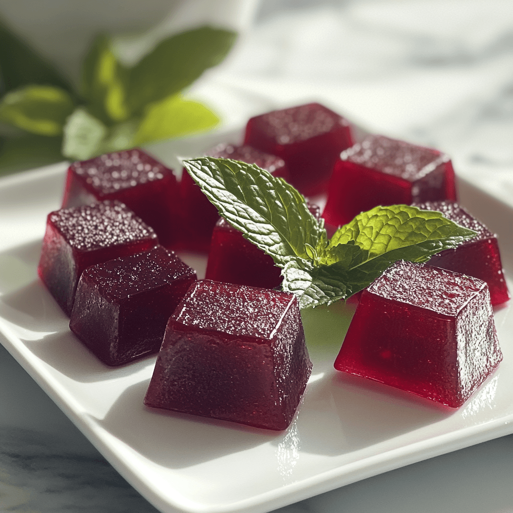 u8779999521_Close-up_of_finished_Keto_Genesis_Gummies_arrange_b2673137-9342-4cdd-9e2f-a0f9a5dc0017_0 Finished keto gummies on white plate with mint garnish